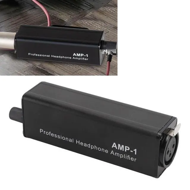 Alt view image 4 of 5 - XLR to 3.5mm Headphone Amplifier Converter Volume Controller for Professional Audio and Portable Devices