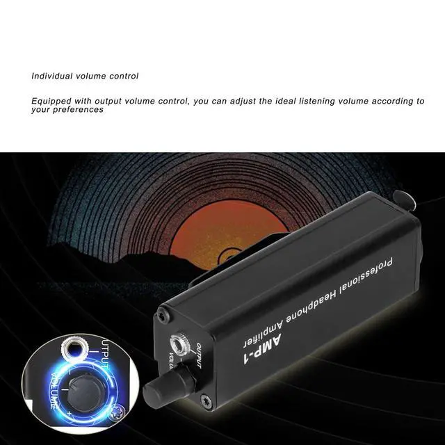 Alt view image 5 of 5 - XLR to 3.5mm Headphone Amplifier Converter Volume Controller for Professional Audio and Portable Devices