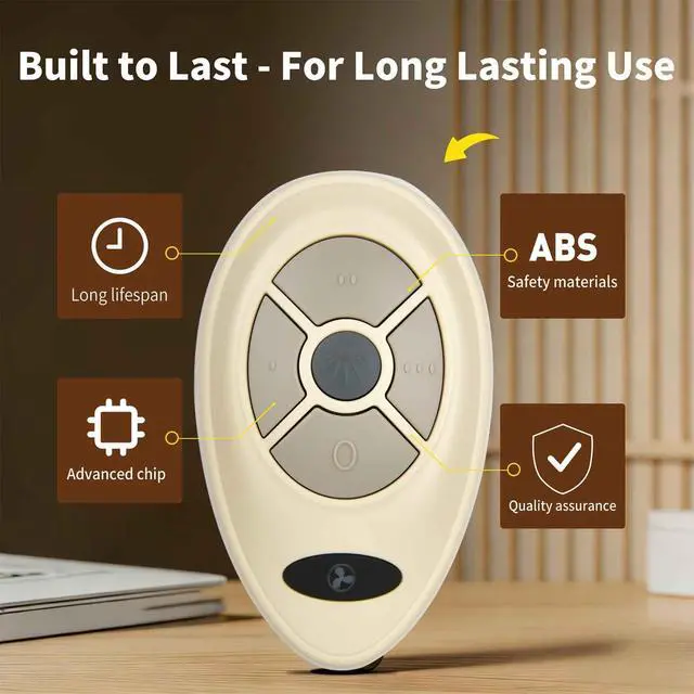 Alt view image 3 of 5 - ZWP Ceiling Fan Replacement Remote Control Kit for Harbor Breeze, Hampton Bay, Hunter, Allen Roth, Kichler UC7202T CHQ7202T FAN-35T KUJCE9603 L3HFAN35T1, 3 Speed, Light Dimmer, with Receiver