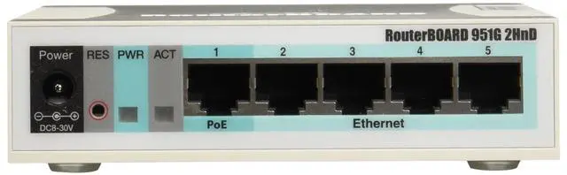 Alt view image 2 of 2 - Mikrotik RB951G-2HND 5-Port Gigabit Wireless AP 1000mW