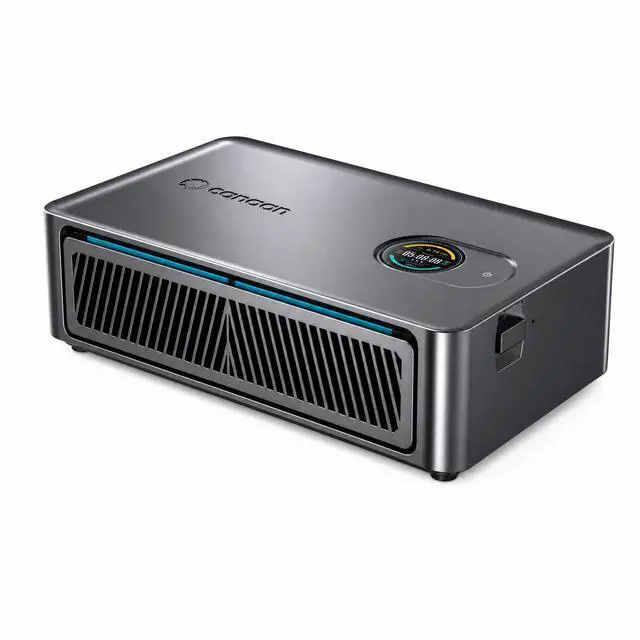 Alt view image 2 of 5 - Canaan Avalon Nano 3S Bitcoin Miner 6TH/s 140W 23.3J/T BTC Miner SHA-256 ASIC Miner Compact Portable Mining Machine for Home Mining Ultra-Quiet Home Miner 110V-240V Black US Plug