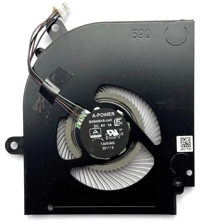 Alt view image 3 of 4 - New CPU+GPU Cooling Fan Replacement for MSI Stealth 15M, MS-1562 MS-1563, P/N: BS5405HS-U4W BS5405HS-U4X