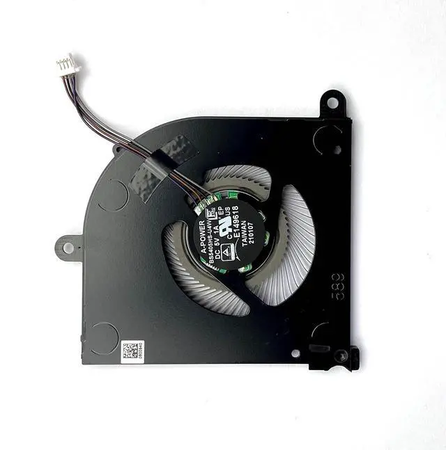 Alt view image 4 of 4 - New CPU+GPU Cooling Fan Replacement for MSI Stealth 15M, MS-1562 MS-1563, P/N: BS5405HS-U4W BS5405HS-U4X