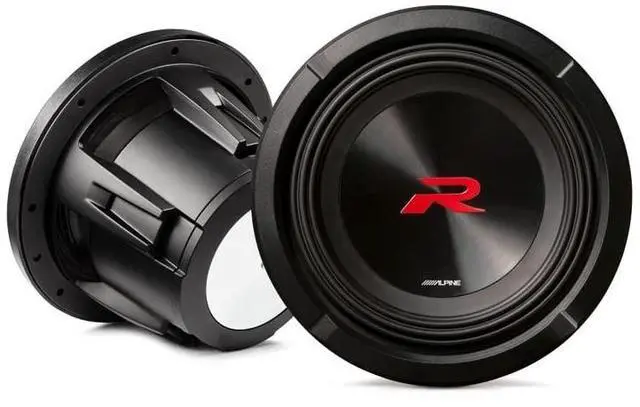 Alt view image 4 of 4 - Alpine R2-W8D4 8" R-Series R2 Subwoofer, Dual 4-Ohm, 350 Watt RMS