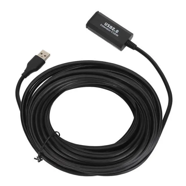 Alt view image 2 of 5 - POENVFPO USB Extension Cable, 33 Foot Long Active USB for Stable 480 Mbps Transfer, High-Speed Data Cord for Office Home Gaming Setup, Printer Mouse Keyboard Fax Camera Use