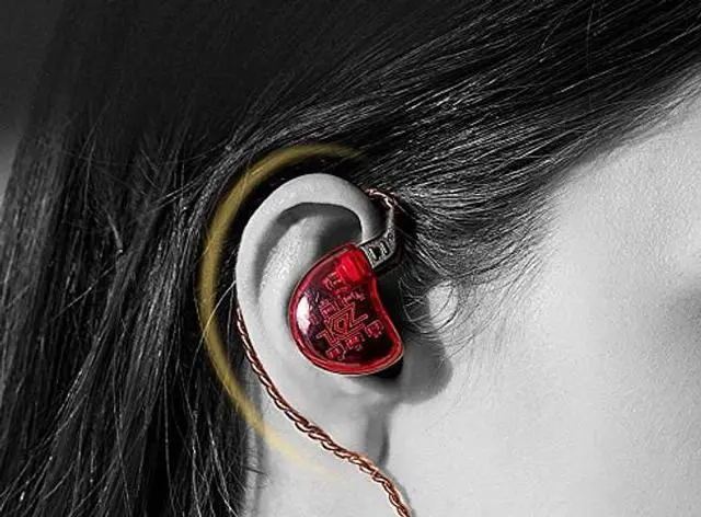 Alt view image 5 of 5 - KZ Acoustics ZS10 Pro in-Ear Earphones Black 3 5 mm