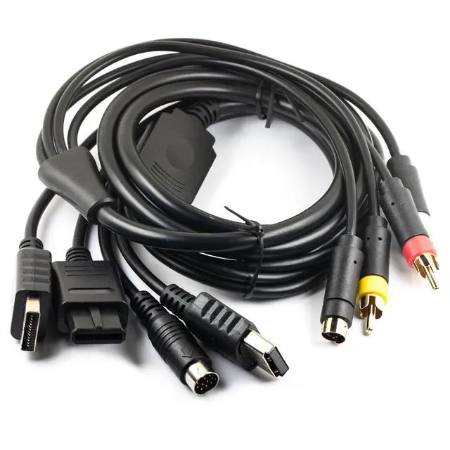 Alt view image 3 of 5 - jujinglobal 6FT S-Video AV Cable for SS Saturn, N64, SNES, Gamecube, DC128, PS2