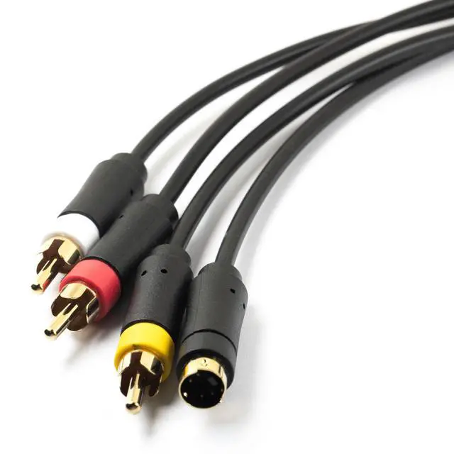 Alt view image 4 of 5 - jujinglobal 6FT S-Video AV Cable for SS Saturn, N64, SNES, Gamecube, DC128, PS2