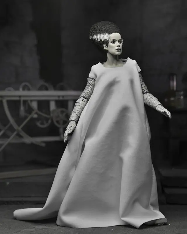 Alt view image 2 of 4 - NECA Collectible Universal Monsters Ultimate Bride of Frankenstein, Black and White 7" Scale Action Figure