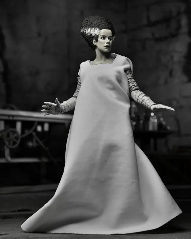 Alt view image 3 of 4 - NECA Collectible Universal Monsters Ultimate Bride of Frankenstein, Black and White 7" Scale Action Figure