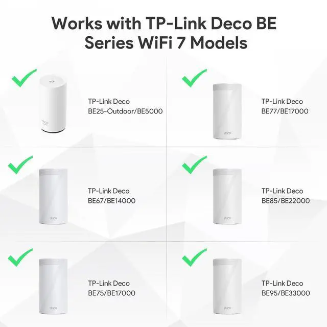 Alt view image 3 of 5 - Wall Mount Kit for TP-Link Deco BE75/BE85/BE95 WiFi 7 Mesh System Space-Saving Bracket with Cable & Power Adapter Storage, Secure & Stylish Design for Home and Office (White, 2-Pack)