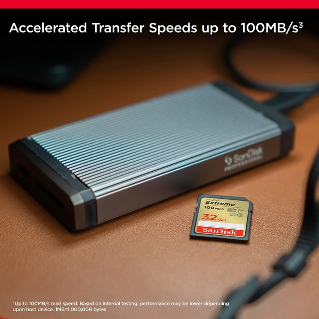 Alt view image 3 of 5 - SANDISK 32GB Extreme SD Memory Card, Up to 100MB/s Read Speeds, UHS-I