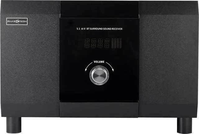 Alt view image 2 of 5 - 5.1 Channel Home Theater System with 10" Subwoofer, Bluetooth,5 Speakers, Remote, Radio, RCA- Perfect for Movies, Music, Karaoke