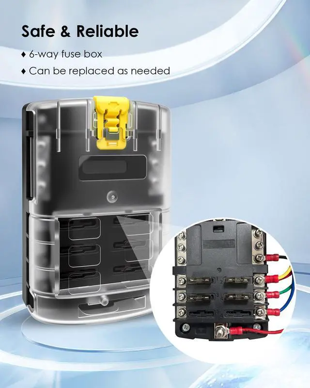 Alt view image 5 of 5 - Power Distribution Box with Adapter Compatible with Makita 18V Battery