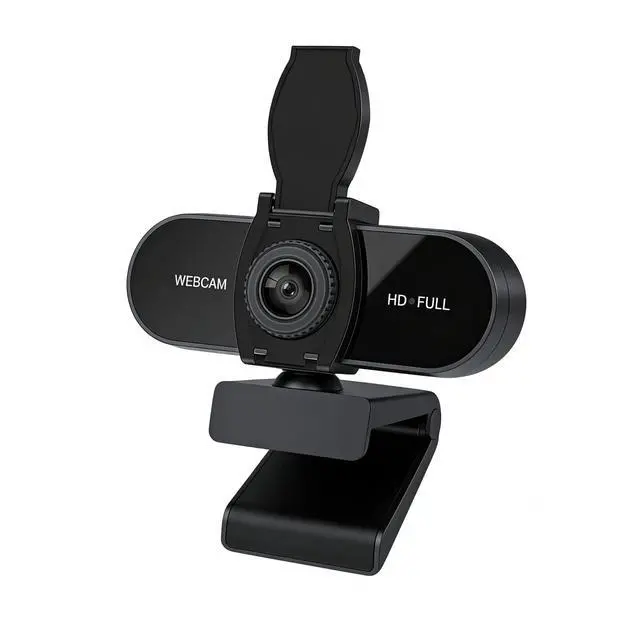 Alt view image 2 of 5 - TOYAYAYO 2K HD Webcam with Microphone, Noise Cancellation, Privacy Cover, Wide-Angle Lens, Auto Light Correction, Plug & Play USB Webcam for Laptop, Desktop, PC, Mac, Zoom, Skype, Streaming