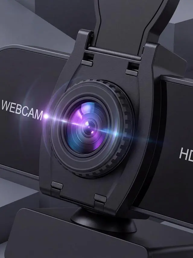 Alt view image 5 of 5 - TOYAYAYO 2K HD Webcam with Microphone, Noise Cancellation, Privacy Cover, Wide-Angle Lens, Auto Light Correction, Plug & Play USB Webcam for Laptop, Desktop, PC, Mac, Zoom, Skype, Streaming