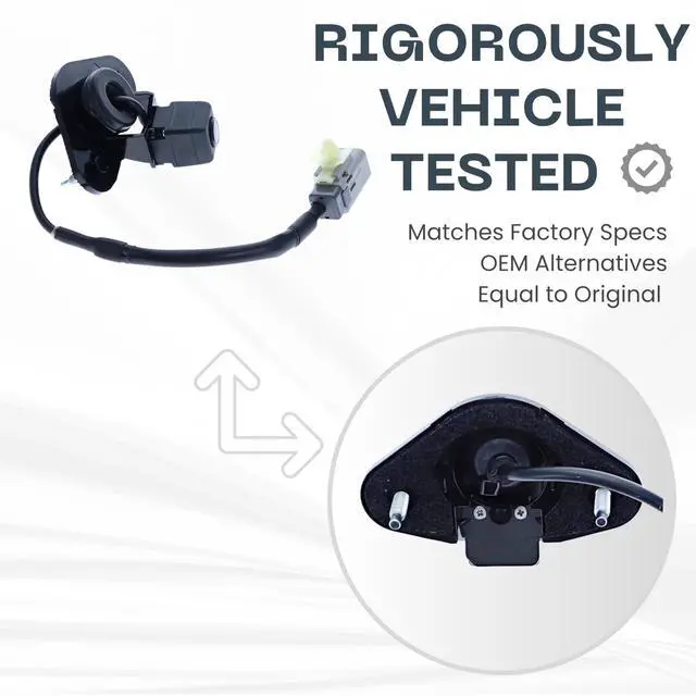 Alt view image 3 of 5 - Backup Camera Replaces for 2011 2012 2013 2014 Subaru Outback OE Part # 86267AJ10B 86267AJ10A 86267-AJ10B 86267-AJ10A