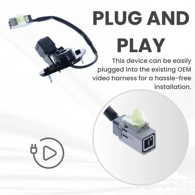 Alt view image 4 of 5 - Backup Camera Replaces for 2011 2012 2013 2014 Subaru Outback OE Part # 86267AJ10B 86267AJ10A 86267-AJ10B 86267-AJ10A