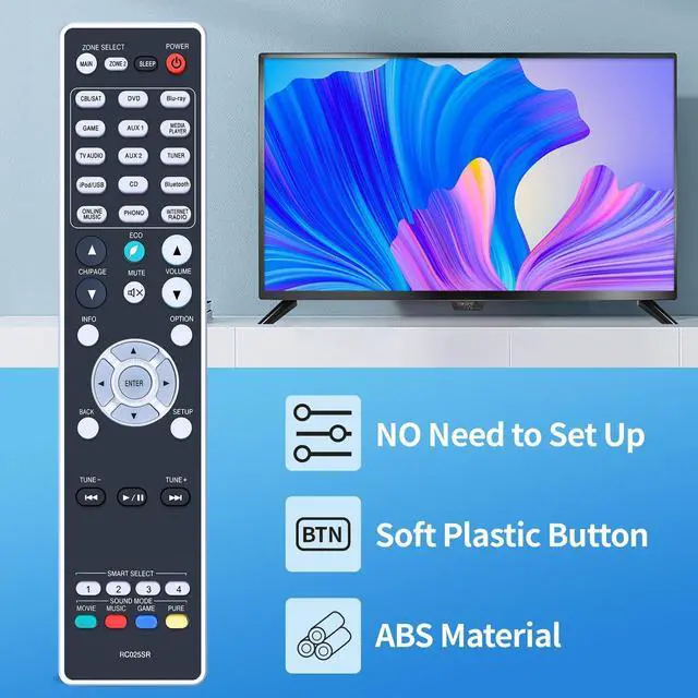 Alt view image 2 of 3 - Snrigw Replacement Remote Control for RC025SR Marantz AV Receiver Models NR1506, NR1605,NR1606, NR1607, SR5009, SR5010, SR5011, SR6009, SR6010, SR6011 SR7011 SR7007 SR7008 SR8002 8400