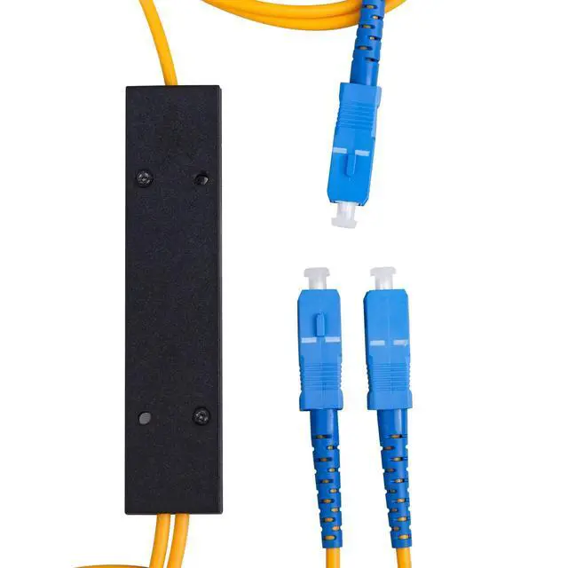 Alt view image 4 of 5 - Duogalia 5-Pack SC/UPC Fiber Optical FBT Splitter 1x2(1 in 2 Out) Singlemode 1310/1550nm for Network Signal Distribution
