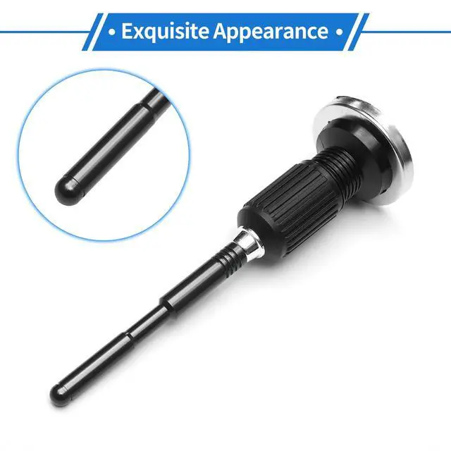 Alt view image 3 of 5 - VekAuto 1 Pc Sucker Dummy Antenna Aerial for Decoration Only Universal Car Truck Mount Black Rear