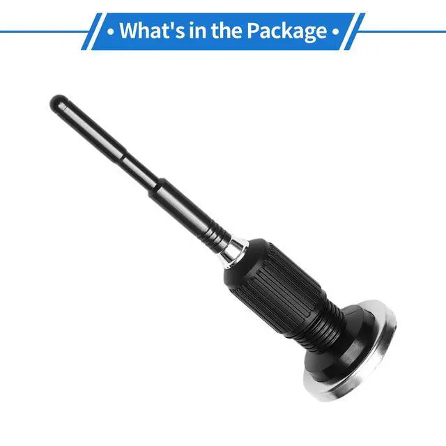 Alt view image 5 of 5 - VekAuto 1 Pc Sucker Dummy Antenna Aerial for Decoration Only Universal Car Truck Mount Black Rear