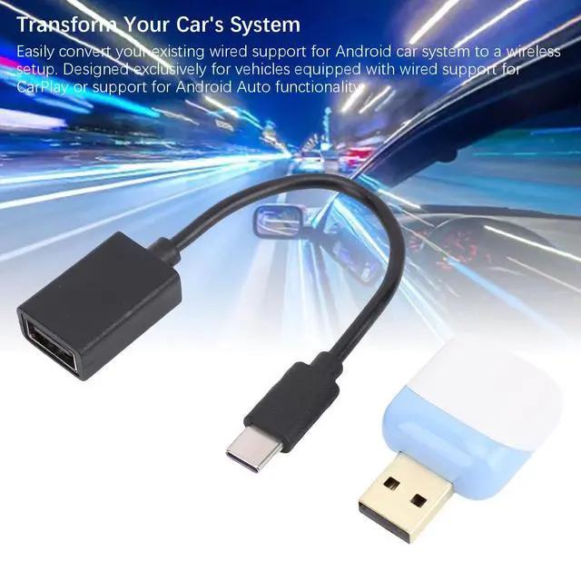 Alt view image 2 of 5 - VELATEMOR Wireless Android Auto Adapter, 2 in 1 Wireless Box for Automotive with Seamless Connection
