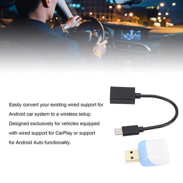 Alt view image 3 of 5 - VELATEMOR Wireless Android Auto Adapter, 2 in 1 Wireless Box for Automotive with Seamless Connection