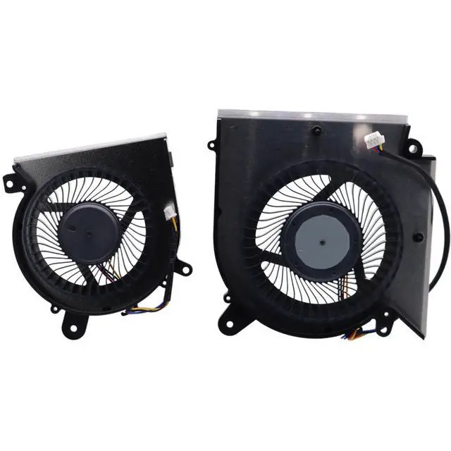 Alt view image 2 of 5 - Deal4GO CPU & GPU Graphics Cooling Fan Replacement for MSI GF66 GL66 GF76 GL76 WF76 MS-1541 MS-1583 MS-1584 MS-17L1 MS-17L4, Black, PABD08008SH