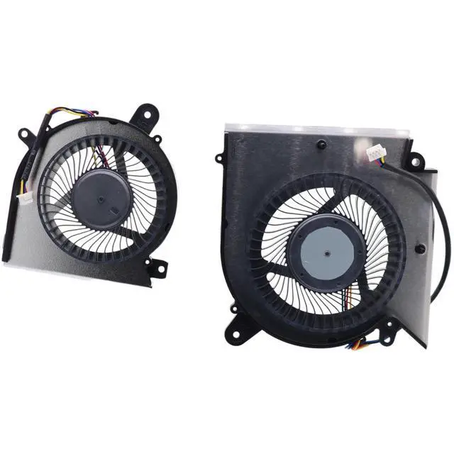 Alt view image 5 of 5 - Deal4GO CPU & GPU Graphics Cooling Fan Replacement for MSI GF66 GL66 GF76 GL76 WF76 MS-1541 MS-1583 MS-1584 MS-17L1 MS-17L4, Black, PABD08008SH