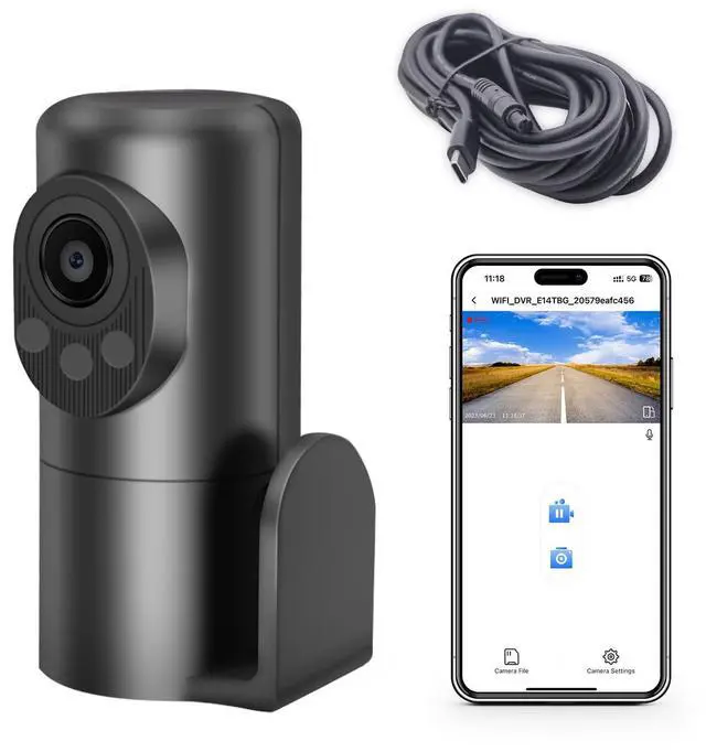 Main image of mangoal 2K Rear HDR Dash Cam, STARVIS 2 IMX675, Can Be Directly Plugged into the Front Dash Cam, Only Applicable to the Front Dash Cam Whose WiFi Name Contains the Number 529.