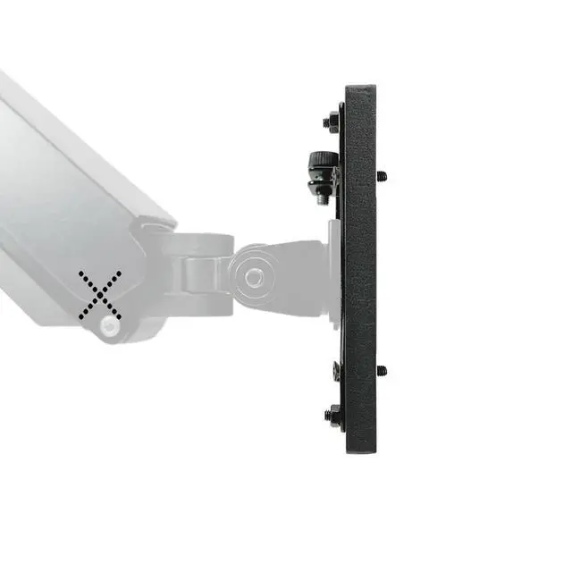 Alt view image 2 of 5 - Counterweight for Monitor Arm - 1.1Ib/3.3lb/5.5lb Iron Weight Plate with VESA 75/100 Holes, Universal Compatible for Phone & Tablet Mounts, Solve Monitor Stand Sagging & Floating Issues (5.5)