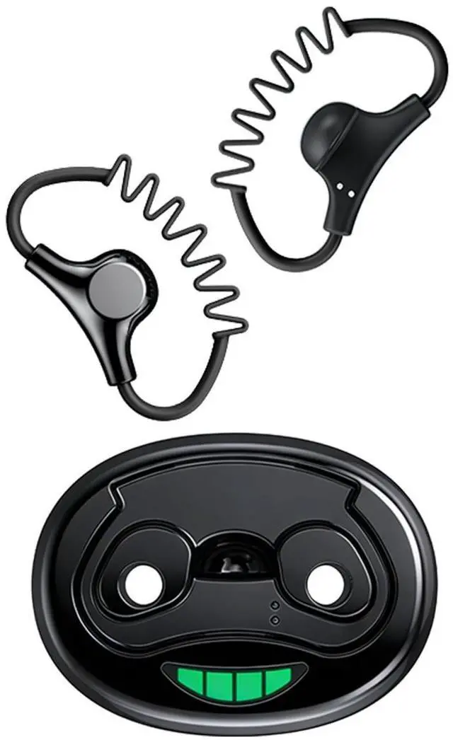 Main image of Yeforu Wireless Bluetooth Semi Open Ear Headphones Over Open Ear Earbuds with Ear Hooks Wrap Around Earbuds that Don't Go in Your Ear Out of Ear Running Headphones Workout