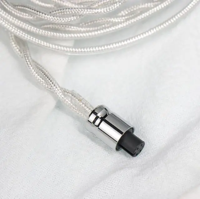 Alt view image 5 of 5 - ARTTI Spark Earphone Upgrade Cable 2 Cores 244 Strands Silver-Plated Copper 7N OCC HiFi IEM Cable 2.5/3.5/4.4mm 3in1 Plug 2pin/MMCX/QDC Cable (Silver, MMCX Bend Plug)