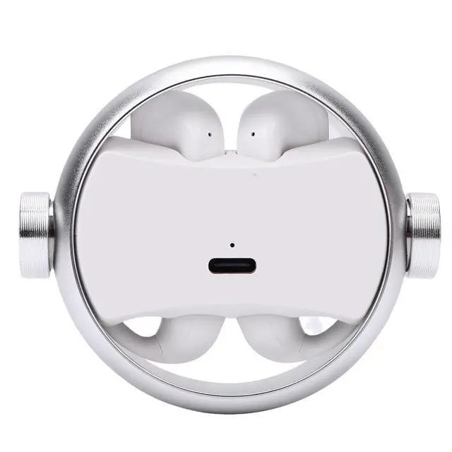 Alt view image 3 of 5 - VELATEMOR 2 in 1 Wireless Earbuds, Bluetooth Earphone Clamp/Holder On Earbuds, 2 in 1 Design, Advanced Bluetooth 5.3, Immersive HiFi Sound, Ipx5 Water Proof, 140H Play, with 360 Rotating Metall