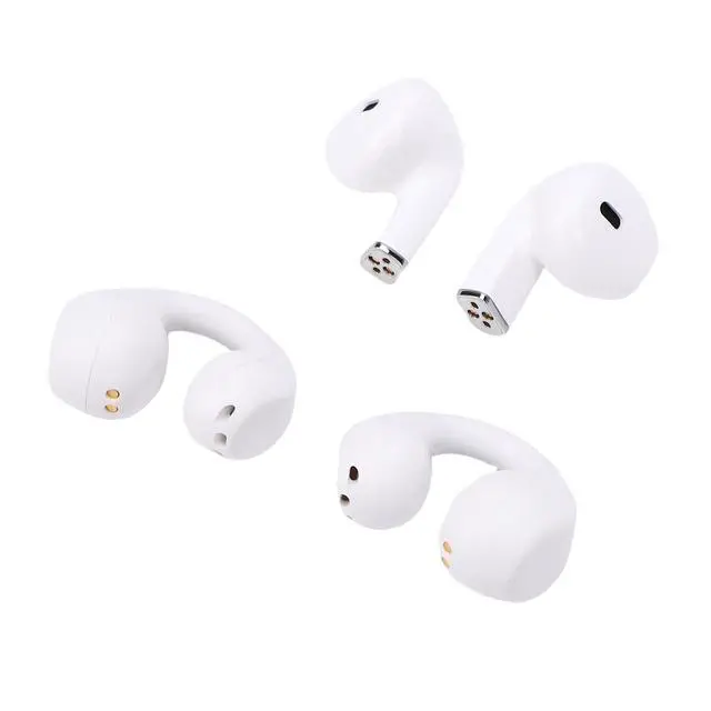 Alt view image 5 of 5 - VELATEMOR 2 in 1 Wireless Earbuds, Bluetooth Earphone Clamp/Holder On Earbuds, 2 in 1 Design, Advanced Bluetooth 5.3, Immersive HiFi Sound, Ipx5 Water Proof, 140H Play, with 360 Rotating Metall
