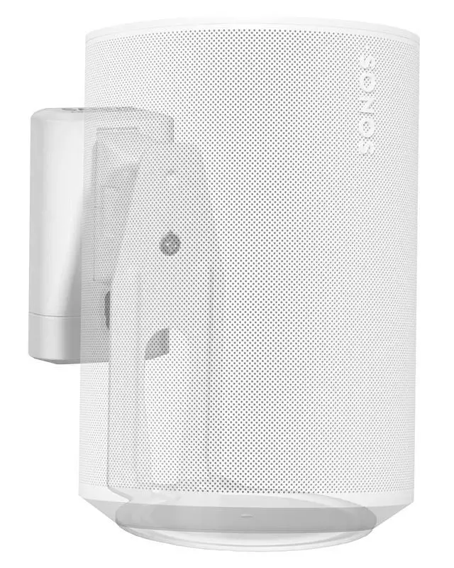 Alt view image 4 of 5 - Sanus Speaker Wall Mounts for Sonos Era 100 Pair - Swivel & Tilt Speaker Mount with Easy 15-Minute Install White, 2-Pack