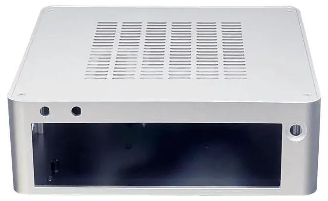 Alt view image 3 of 5 - Goodisory TA65 Aluminium Desktop HTPC Mini-ITX Computer Chassis Support DC PSU
