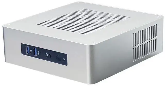 Alt view image 2 of 5 - Goodisory TA65 Aluminium Desktop HTPC Mini-ITX Computer Chassis Support DC PSU