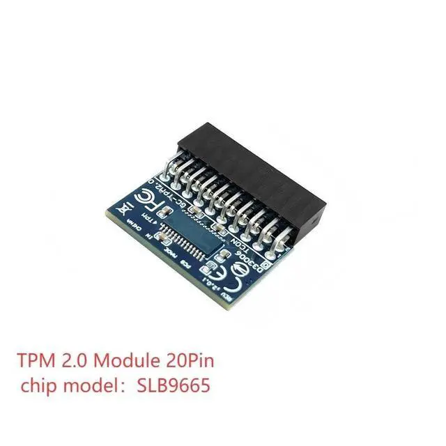 Alt view image 2 of 5 - HSSDTECH TPM 2.0 Module LPC 20Pin with SLB9665 Windows 11 Upgrade for Gigabyte Motherboard GA-Z270X-UD5 Compute Securely Bus Header Key Compatible with GC-TPM2.0 TPM Chip