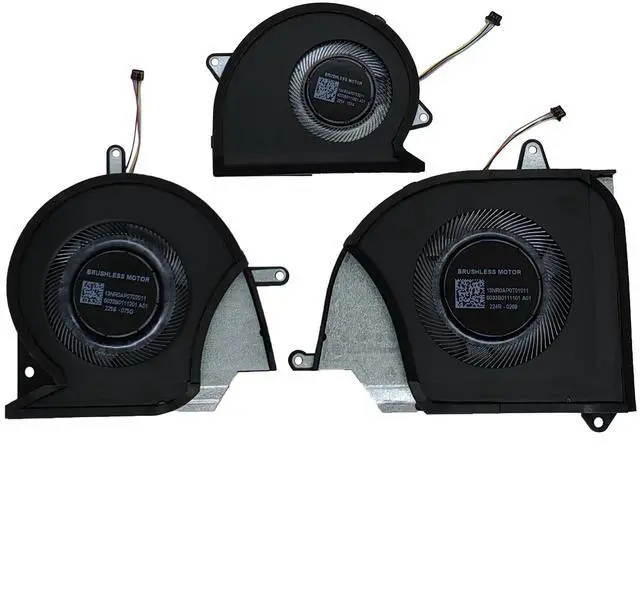 Main image of LANDALANYA New CPU GPU and Small Cooling Fan for ASUS ROG Flow X16 GV601V GV601R GV601RE GV601RM GV601RW (FPCG DFS5J129134524 DC5V 0.5A Small Fan) FPCF DFSCK221051825 FPCJ DFSCM227163925 DC12V 1A F