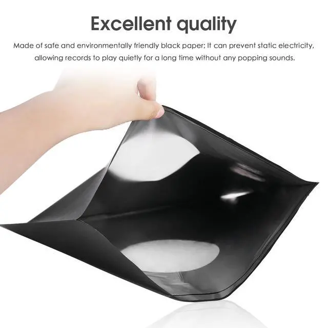 Alt view image 3 of 5 - Nobsound R18BP 20-Pack 12 Vinyl Record Paper Sleeves Anti-Static Protection Covers for LP Albums