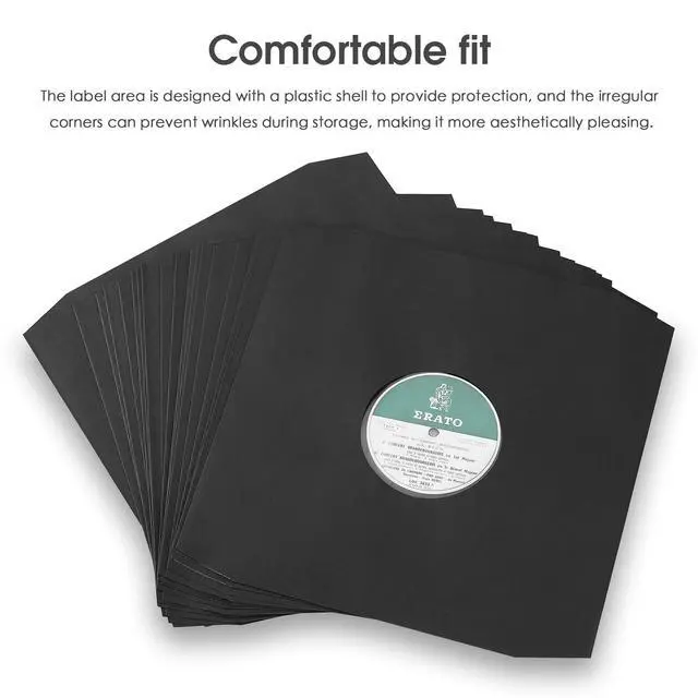 Alt view image 4 of 5 - Nobsound R18BP 20-Pack 12 Vinyl Record Paper Sleeves Anti-Static Protection Covers for LP Albums