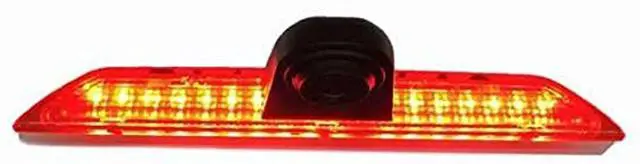 Alt view image 3 of 5 - KOHNEASO Compatible for Ford Transit 150 2015-2018, Transit 250 2015-2018, Transit 350/350 HD 2015-2018350HD L4H3 Brake Light Backup Camera with 7 inch Clip-on Mirror Monitor (Transit Van)