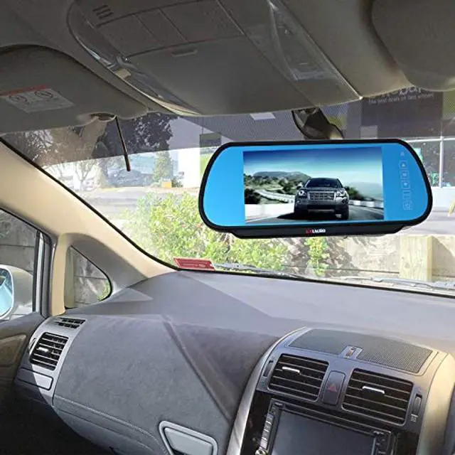 Alt view image 4 of 5 - KOHNEASO Compatible for Ford Transit 150 2015-2018, Transit 250 2015-2018, Transit 350/350 HD 2015-2018350HD L4H3 Brake Light Backup Camera with 7 inch Clip-on Mirror Monitor (Transit Van)