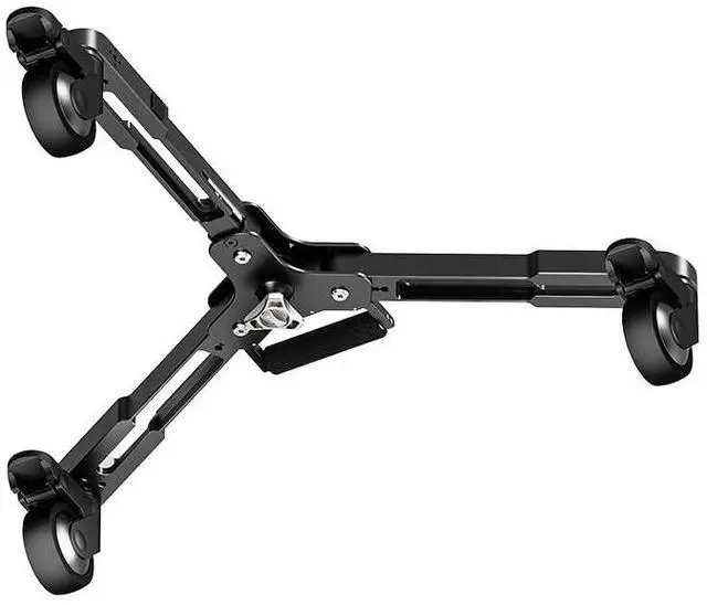 Alt view image 3 of 5 - YC ONION FOTO PINETA Monopod Dolly One-Step Deploy Heavy Duty Rolling Stand, Max Load 67lbs 30kg Rubber Wheels