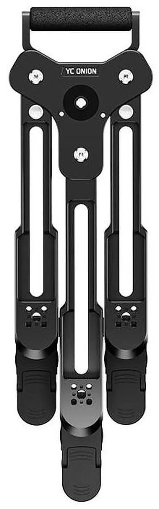 Alt view image 5 of 5 - YC ONION FOTO PINETA Monopod Dolly One-Step Deploy Heavy Duty Rolling Stand, Max Load 67lbs 30kg Rubber Wheels