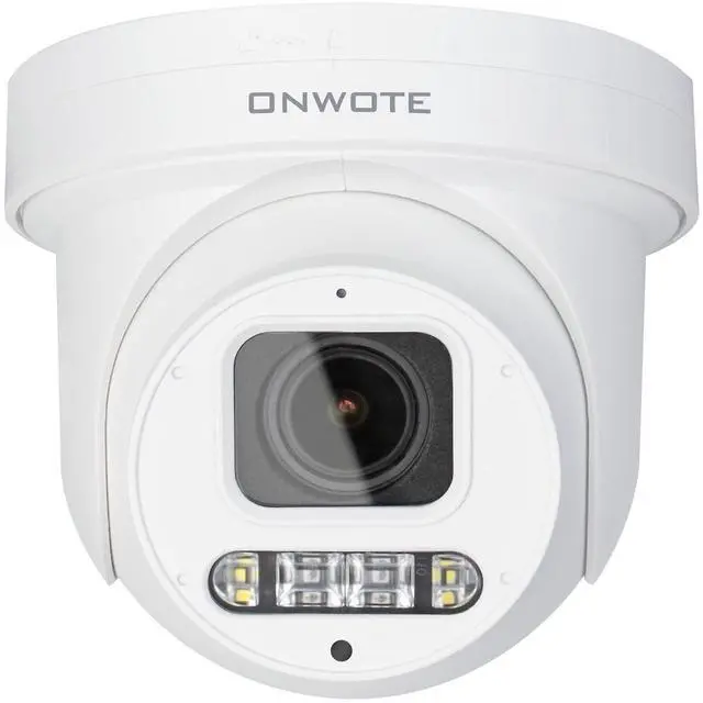 Main image of ONWOTE PTZ PoE IP Security Camera 4K 8MP, 280 Pan 90 Tilt 5X Optical Zoom, 2 Way Talk, 2.7-13.5mm Motorized Lens, AI Detection, Color Night Vision, Outdoor Commercial Wired Camera for Business
