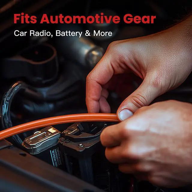 Alt view image 5 of 5 - PTASYGK 8 Gauge Wire 30ft Red Black CCA Automotive Battery Power Cable Low Voltage Primary Wire for Car Audio, Solar & Generator - Flexible PVC Jacket