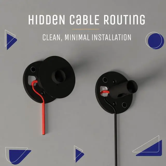 Alt view image 3 of 5 - PlayWithNoBox Premium HomePod Wall Mount for Apple HomePod (1st & 2nd Gen) ^^ Heavy-Duty Steel Bracket with Hidden Cable Management ^^ Precision Fit ^^ Made for Modern Home Audio Setups